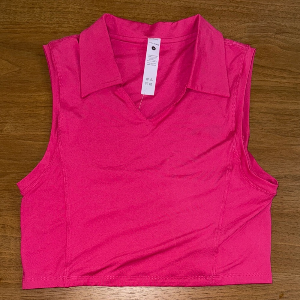 Gold Hinge Women's Pink Sleeveless Top
